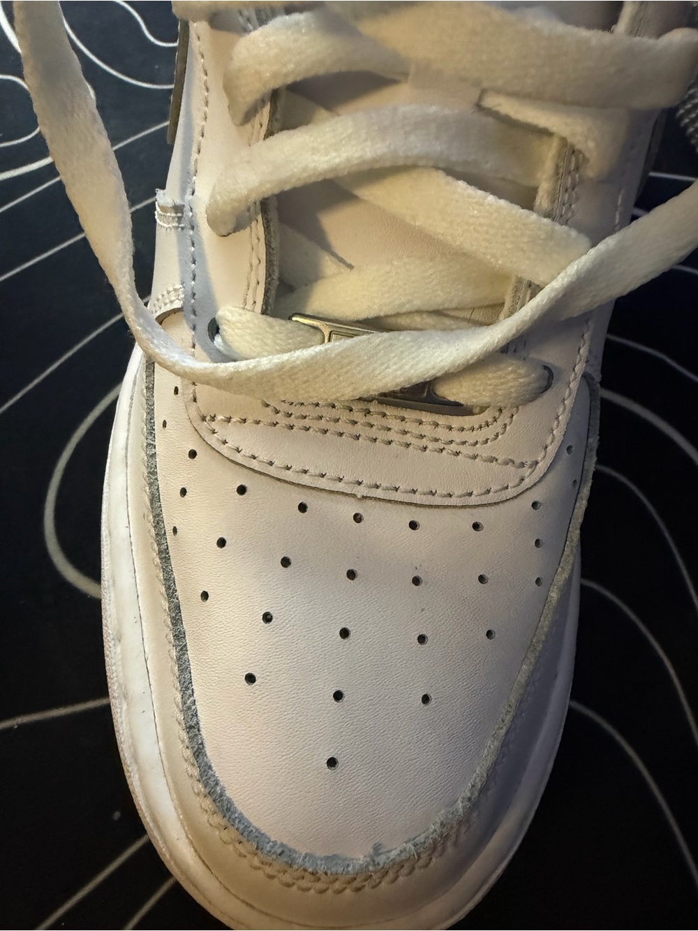 Nike Kids White and Gray Low-Top Sneaker